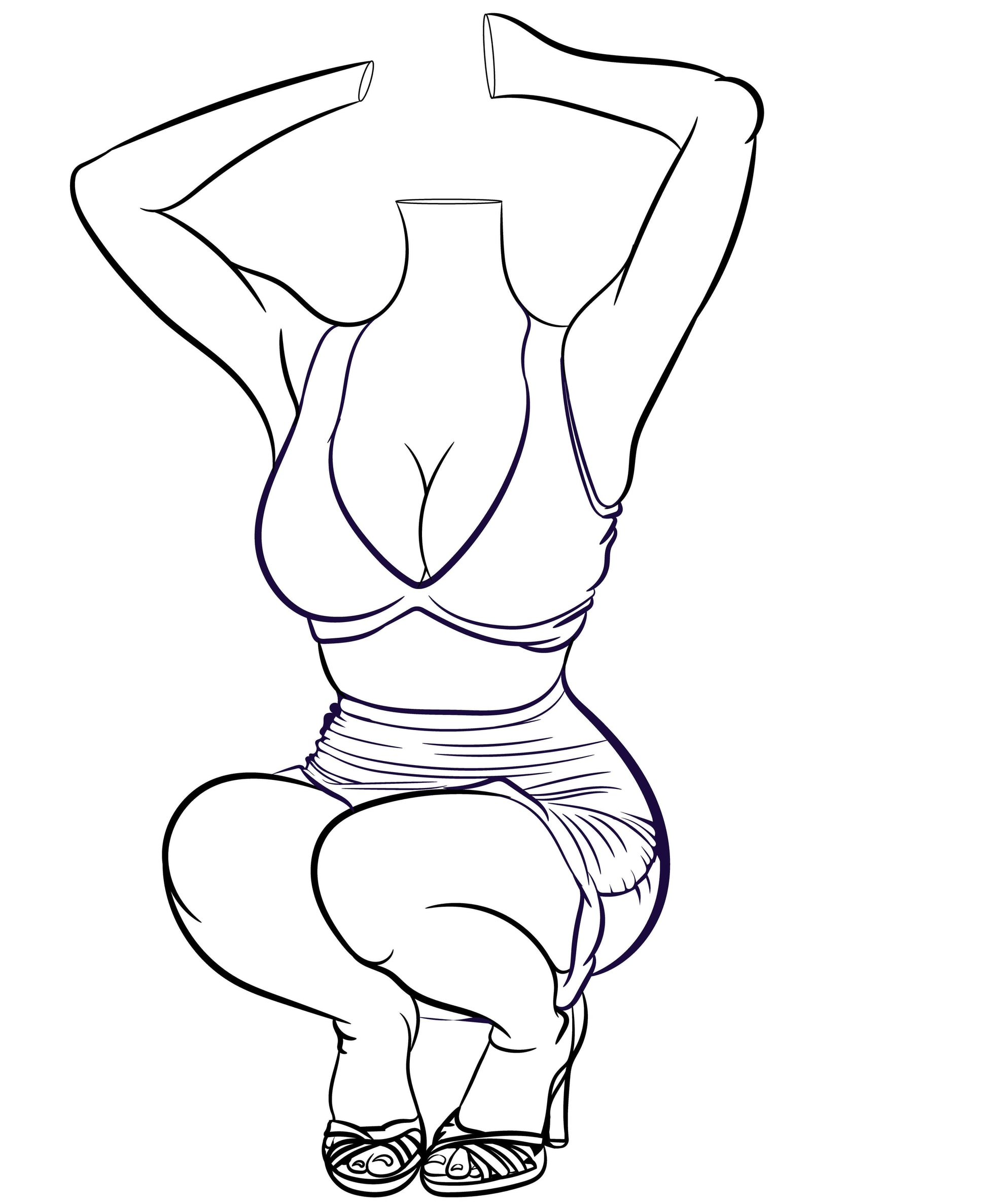 Line Art - Dress 13