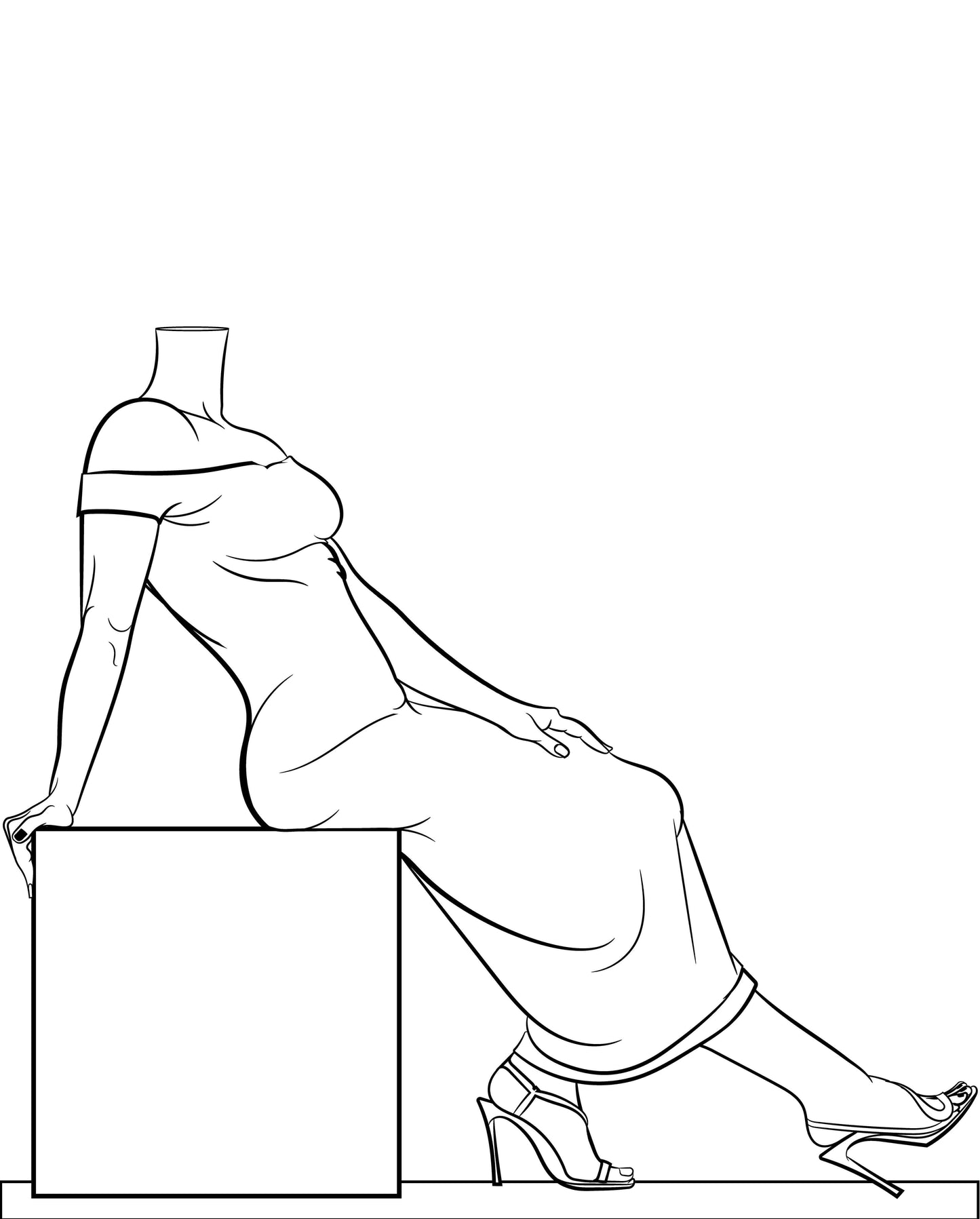 Line Art - Dress 3