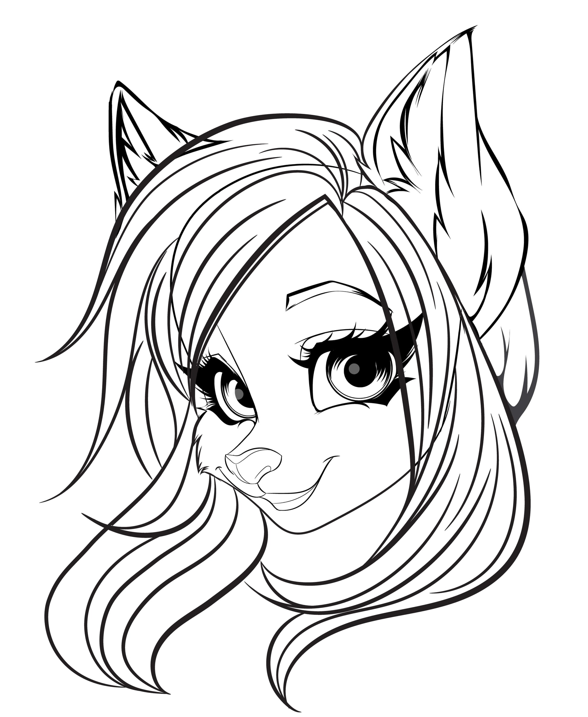 Line Art - Furries Model 2