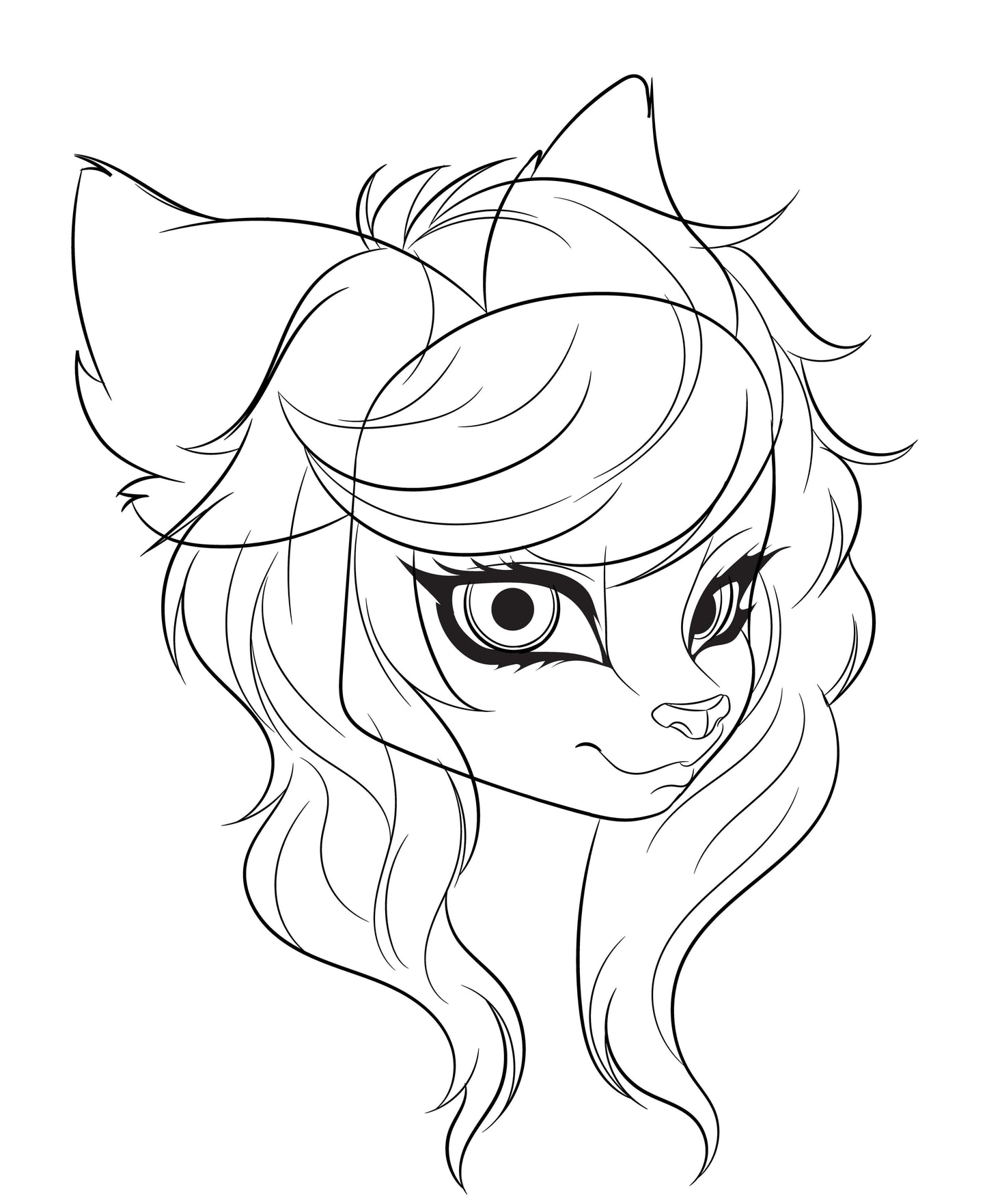 Line Art - Furries Model 6