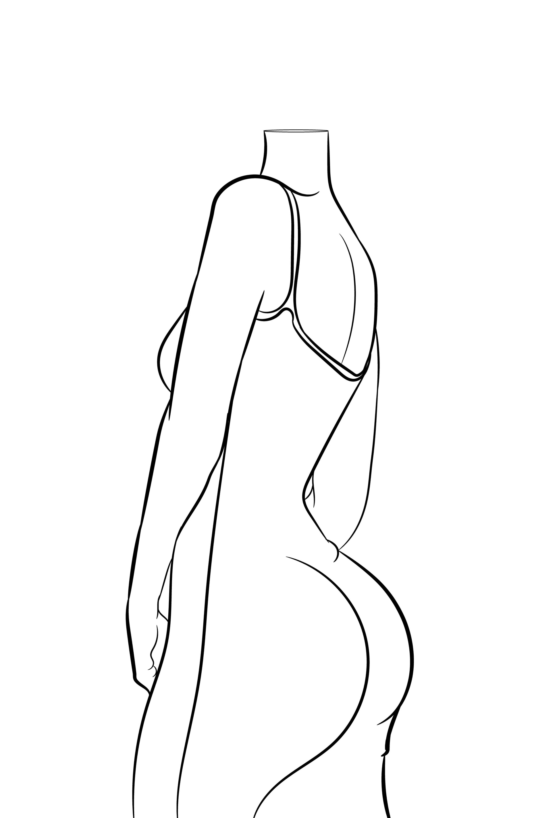 Line Art - Dress 9