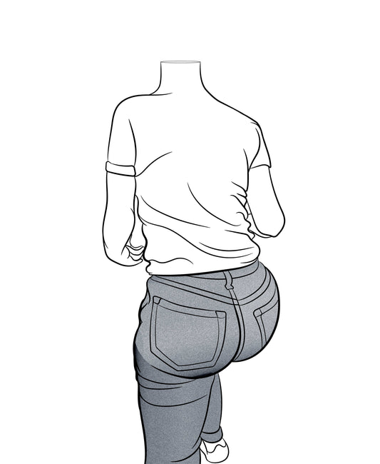 Line Art - Jeans Denim Model 47