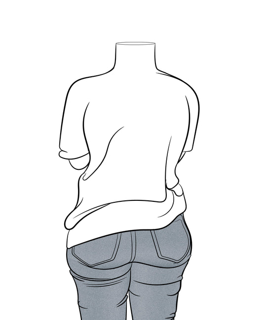 Line Art - Jeans Denim Model 55