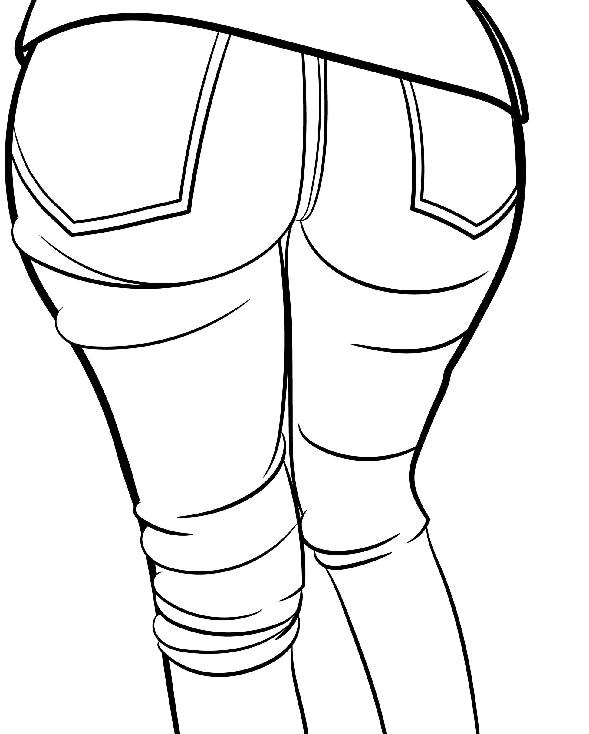 Line Art - Jeans Denim Model 57