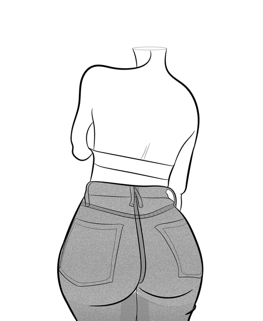 Line Art - Jeans Denim Model 59