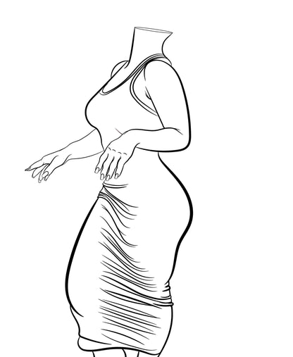 Line Art - Dress 11