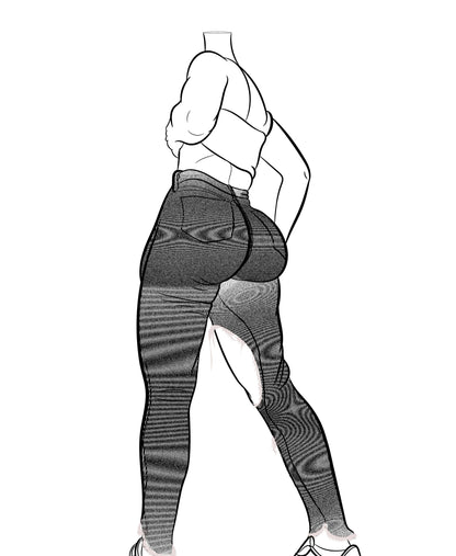 Line Art - Jeans Denim Model 77